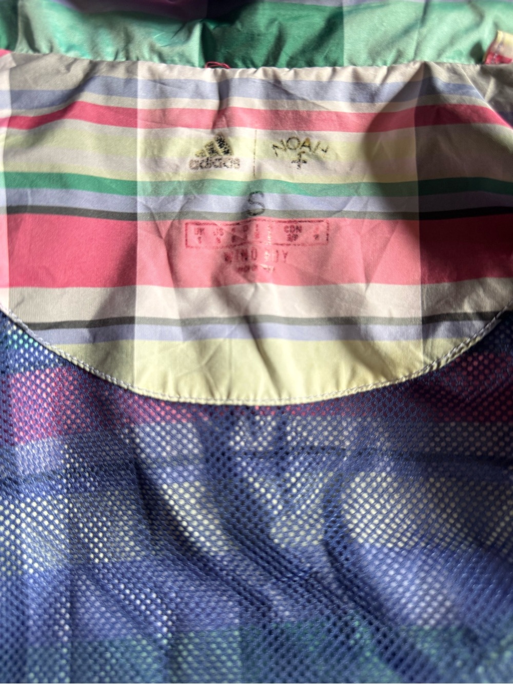 adidas X Noah NYC multicolor Jacket in Pink, Green & Blue - Picture 5 of 5